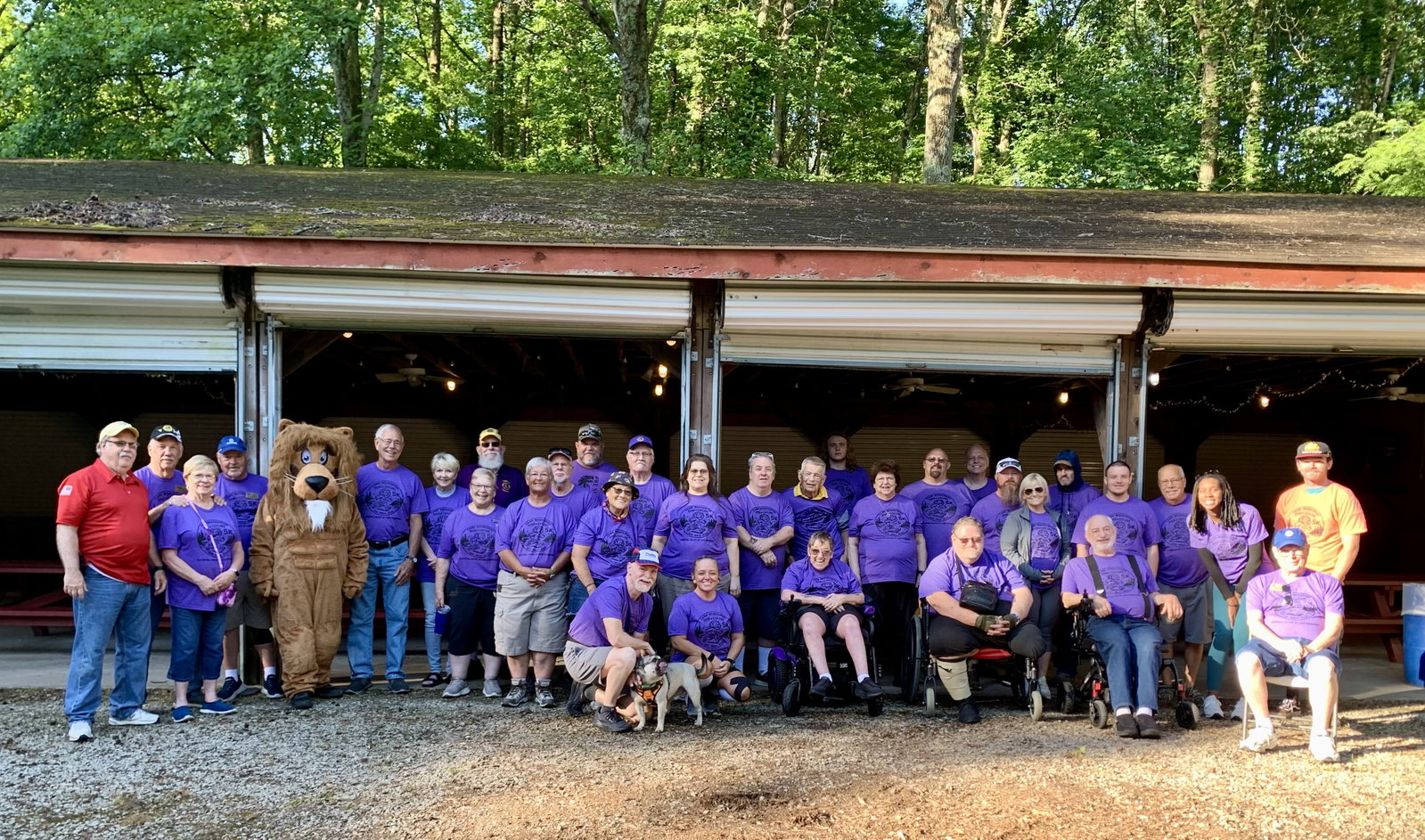 Volunteer team at the Roar & Explore 5K
